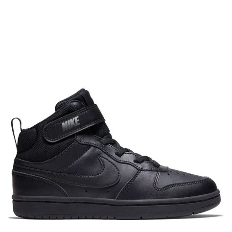 nike court borough mid zwart|court borough mid 2 kids.